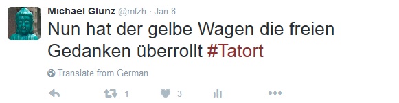 Tweet @mfzh vom 8. Januar 2017